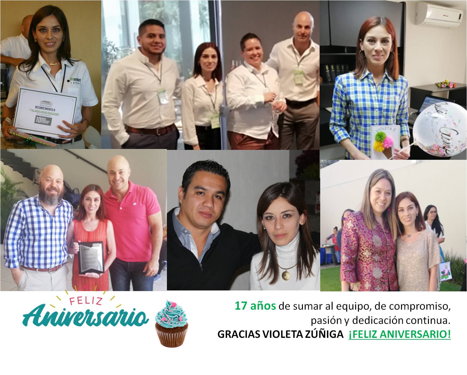 17 aniversario Violeta