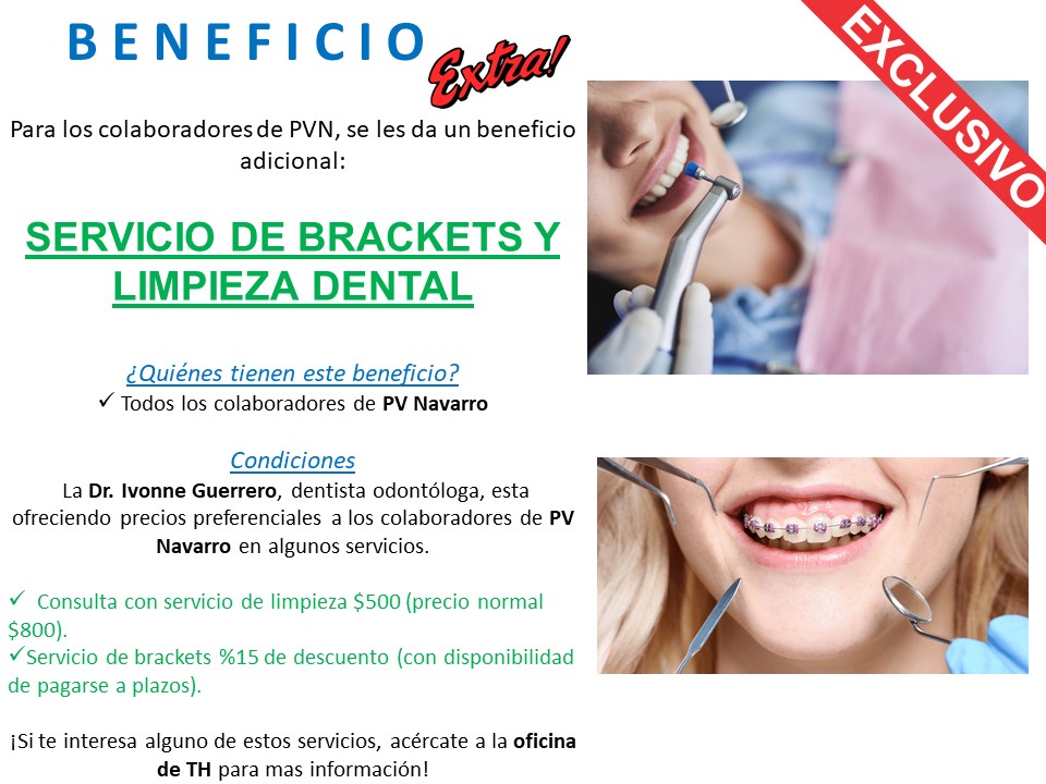 Beneficios colaboradores PVN SERVICIO DENTAL