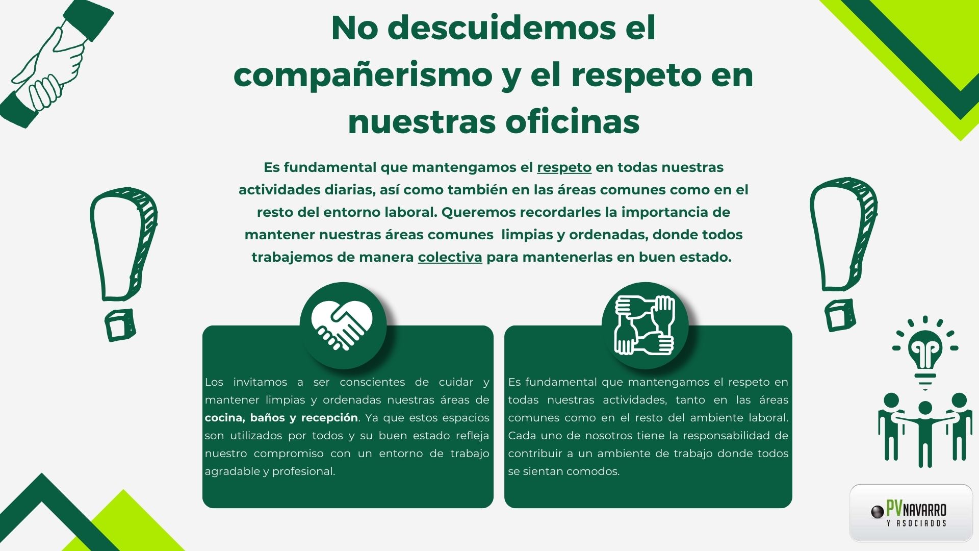 compañerismo y respeto