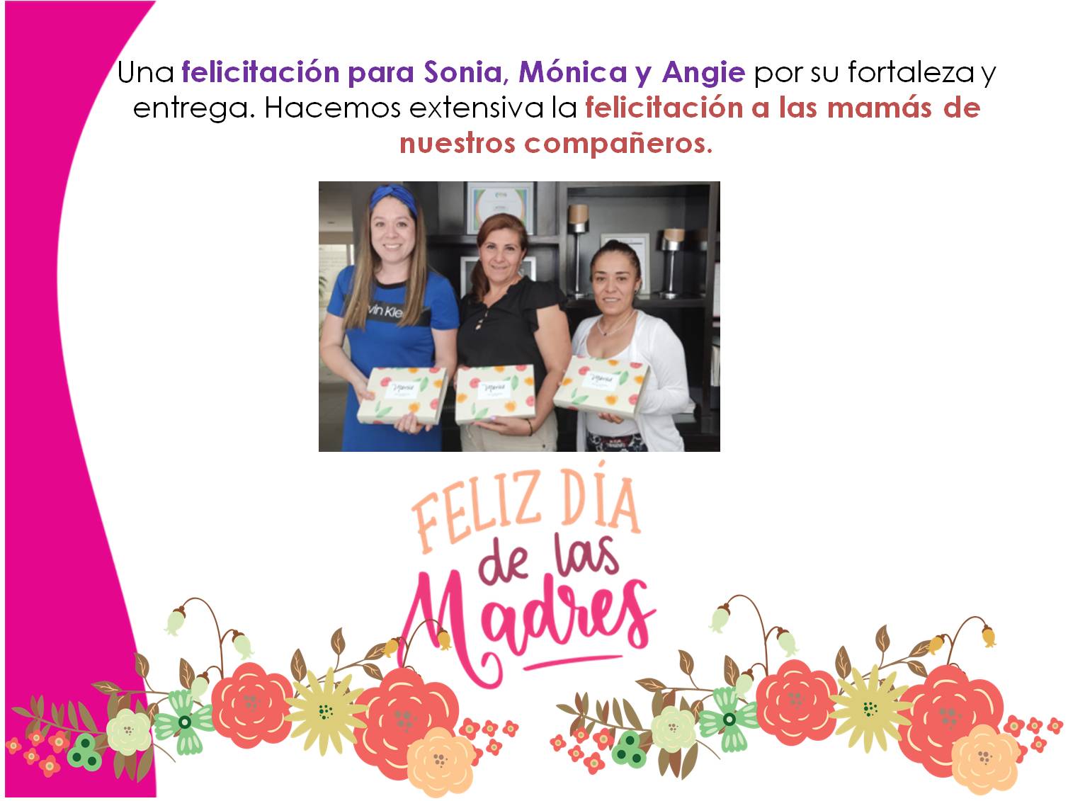 feliz dia mamas
